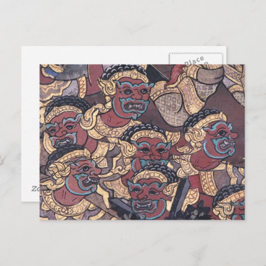 Verhalen uit de Ramakien Briefkaart (Voorkant / Achterkant)