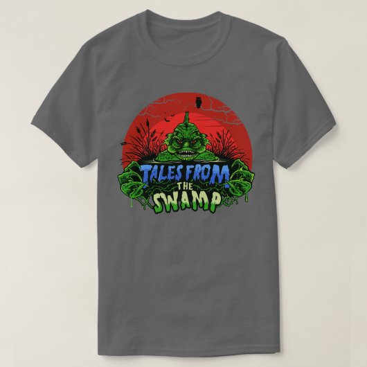Verhalen uit het moerasmonster t-shirt (Design voorkant)