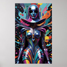 Verhalen van de Cyborg Non - Ken Gage Kunst Poster
