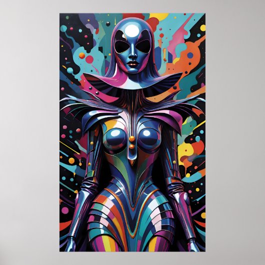 Verhalen van de Cyborg Non - Ken Gage Kunst Poster (Voorkant)