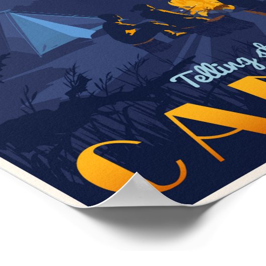 Verhalen van de kampvuur poster (Hoek)