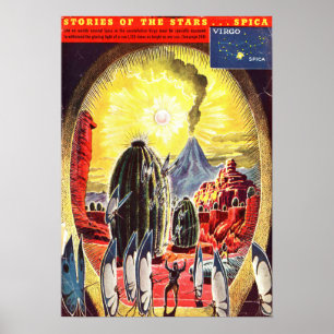  verhalen van de Stars Science Fiction Alien Poster