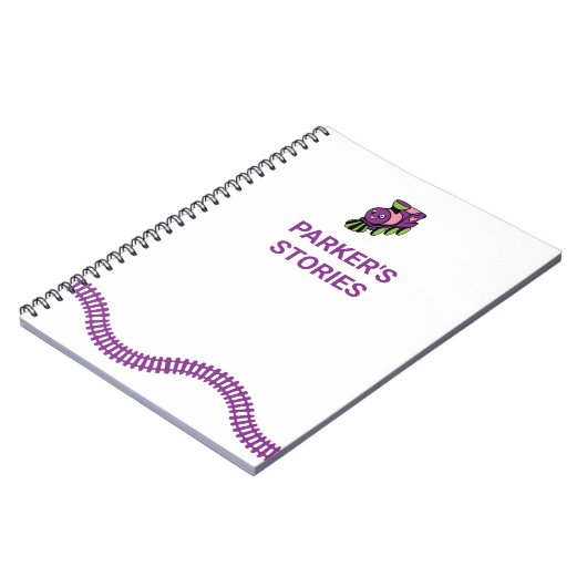 Verhalen van het Kind van roze en Paarse Speelgoed Notitieboek (Linkerzijde)