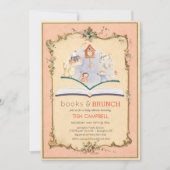 verhalenboek Baby shower Invitation Kaart (Voorkant)