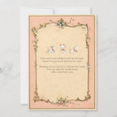 verhalenboek Baby shower Invitation Kaart (Achterkant)