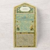  verhalenboek Bos Alles in een bruiloft uitnodigen All In One Uitnodiging (Buitenkant)