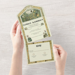  verhalenboek Bos Alles in een bruiloft uitnodigen All In One Uitnodiging