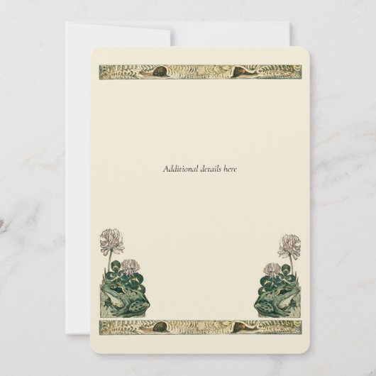  verhalenboek Bos bruiloft uitnodiging (Achterkant)