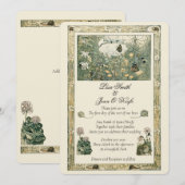  verhalenboek Bos bruiloft uitnodiging (Voorkant / Achterkant)