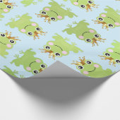 Verhalenboek Fairy Tale Frog Prince Baby shower Bl Cadeaupapier (Hoek)