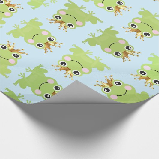 Verhalenboek Fairy Tale Frog Prince Baby shower Bl Cadeaupapier (Hoek)