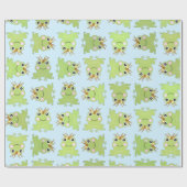 Verhalenboek Fairy Tale Frog Prince Baby shower Bl Cadeaupapier (Vlak)