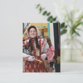  Verhalenboek Fantasy Cosplay Actrice Briefkaart (Staand voorkant)