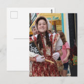  Verhalenboek Fantasy Cosplay Actrice Briefkaart (Voorkant / Achterkant)