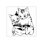 Verhalenboek Katten Kunststempel Rubberstempel (Afrduk)