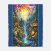 Verhalenboek Landschap 2 Fleece Deken (Voorkant)