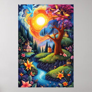 Verhalenboek Landschap 3 Poster