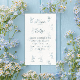 Verhalenboek Little Bunny Peter Diaper Raffle Informatiekaartje