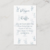 Verhalenboek Little Bunny Peter Diaper Raffle Informatiekaartje (Voorkant)