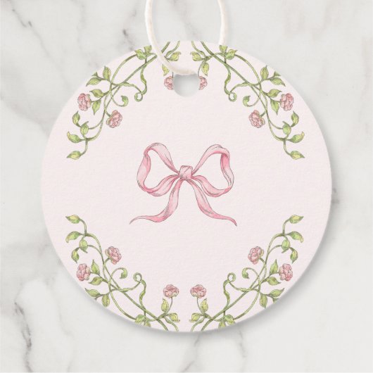 Verhalenboek Nieuw Hoofdstuk roze boog dank u Bedankjes Labels (Achterkant)