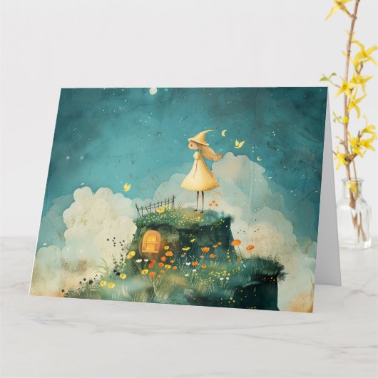 Verhalenboek Prinses Kaart (Gele Bloem)