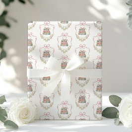 Verhalenboek roze Bow Nieuw Chapter baby shower Cadeaupapier