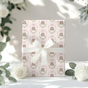 Verhalenboek roze Bow Nieuw Chapter baby shower Cadeaupapier