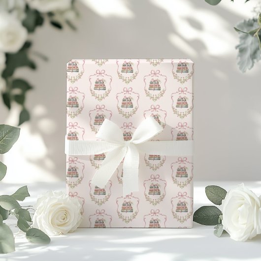 Verhalenboek roze Bow Nieuw Chapter baby shower Cadeaupapier