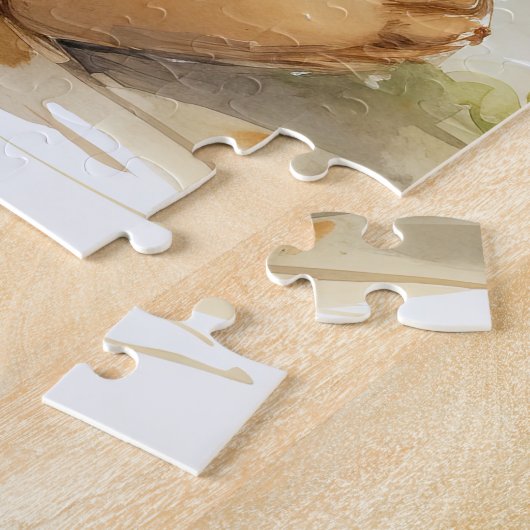 Verhalenboek Stijl Teddy Bear Jigsaw Gift Legpuzzel (Zijkant)