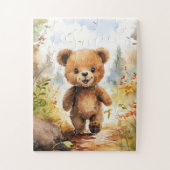 Verhalenboek Stijl Teddy Bear Jigsaw Puzzel (Verticaal)