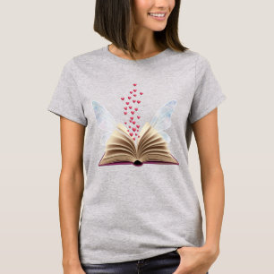 Verhalenboek T-shirt voor vrouwen - Esthetisch