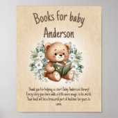 Verhalenboek Teddy Bear  Boeken Baby Poster (Voorkant)