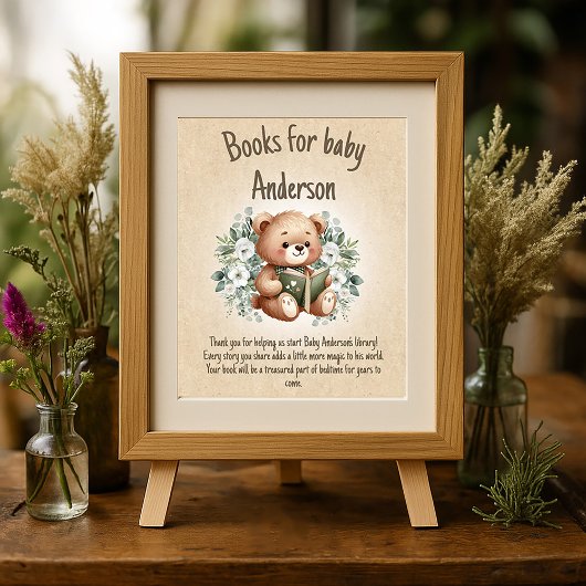 Verhalenboek Teddy Bear  Boeken Baby Poster