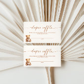 Verhalenboek Teddy Bear Luier Raffle Kaart