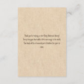 Verhalenboek Teddy Bear Sage Tan  Boeken Baby Informatiekaartje (Achterkant)