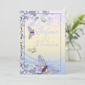 Verhalenboek Vlinders (lavendel & beige) Kaart (Staand voorkant)
