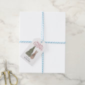 Verhalenboek Winter Konijn | Kerstcadeautags Cadeaulabel (Met Touw)
