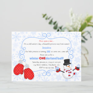 Verhalenboek Winter Onederland Ball Verjaardag Kaart