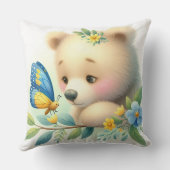 Verhalenboek Woodland Babies Beer en vlinder Kussen (Achterkant)