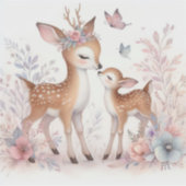 Verhalenboek Woodland Babies Deer Love Sticker (Voorkant)