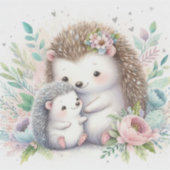 Verhalenboek Woodland Babies Egel Liefde Sticker (Voorkant)