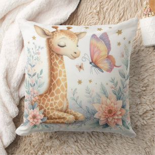 Verhalenboek Woodland Babies Giraffe Butterfly Kussen
