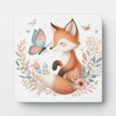 Verhalenboek Woodland Babies Vos en Vlinder Fotoplaat (Voorkant)