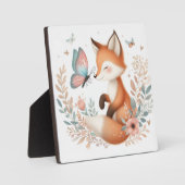 Verhalenboek Woodland Babies Vos en Vlinder Fotoplaat (Voorkant)
