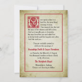 Verhalenboekpagina |  Sprookjesbruiloft Kaart (Voorkant)