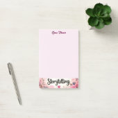 Verhalende Roze Charm Schrijvers Bureaublad  Post-it® Notes (Kantoor)