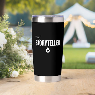 Verhalenverteller Schrijver Journalist Blogger Sch Geïsoleerde Drinkbeker