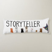 Verhalenverteller's Comfort: Cat Paw Ed Body Pillo Lichaamskussen (Achterkant)