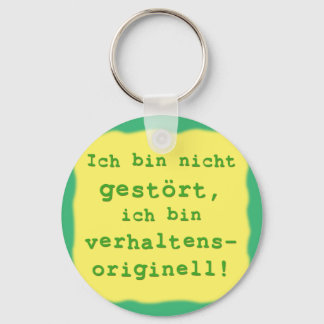 verhaltensoriginell sleutelhanger