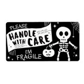 Verhandel met verzorgen, Skelet Verzendlabel (Voorkant)